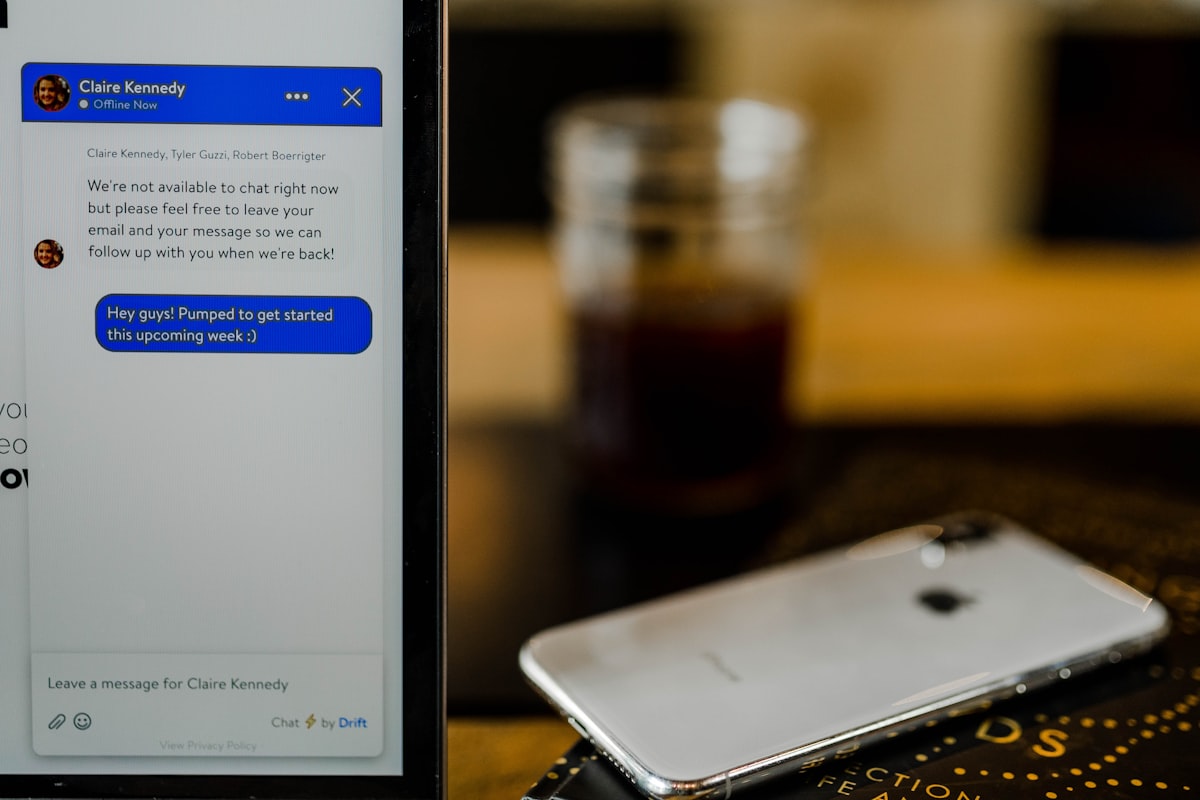 AI-chatbot in actie op een scherm